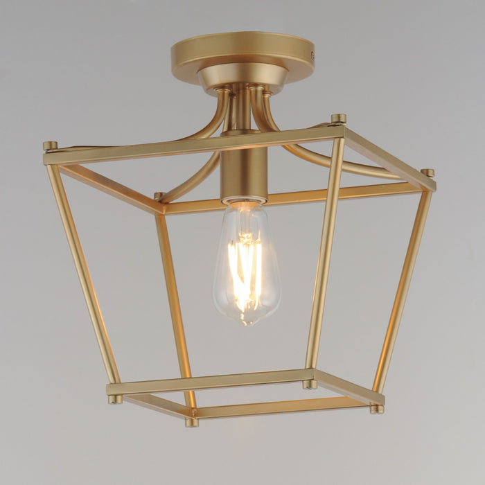 Maxim - 25311NAB - One Light Pendant / Semi-Flush - Clifton - Natural Aged Brass