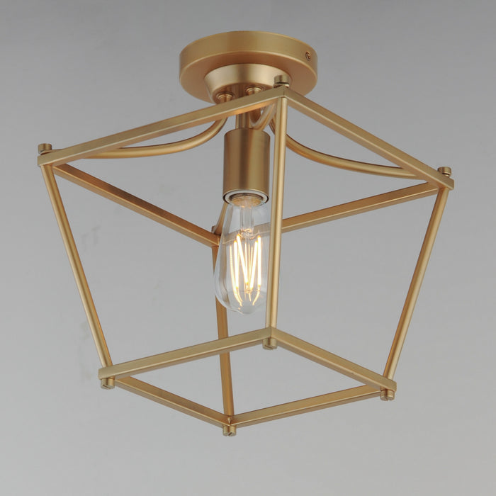 Maxim - 25311NAB - One Light Pendant / Semi-Flush - Clifton - Natural Aged Brass