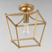 Maxim - 25311NAB - One Light Pendant / Semi-Flush - Clifton - Natural Aged Brass