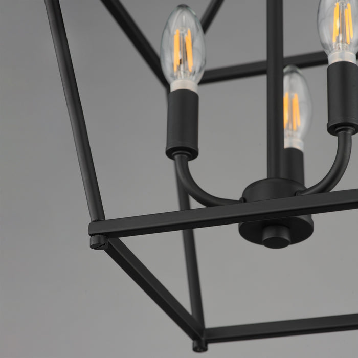 Maxim - 25313BK - Three Light Pendant - Clifton - Black