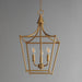 Maxim - 25313NAB - Three Light Pendant - Clifton - Natural Aged Brass