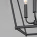 Maxim - 25314BK - Four Light Pendant - Clifton - Black