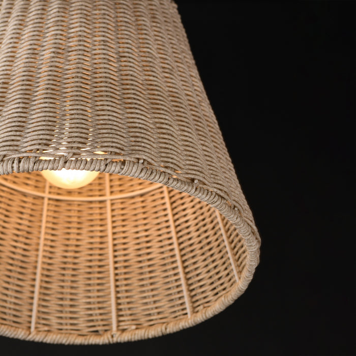 Maxim - 21486WWTNAB - One Light Pendant - Baja - Natural Aged Brass