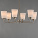 Maxim - 12876SWSN - Six Light Chandelier - Hudson - Satin Nickel