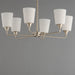 Maxim - 12876SWSN - Six Light Chandelier - Hudson - Satin Nickel