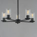 Maxim - 10286CLBK - Five Light Chandelier - Lateral - Black