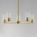 Maxim - 10286CLSBR - Five Light Chandelier - Lateral - Satin Brass