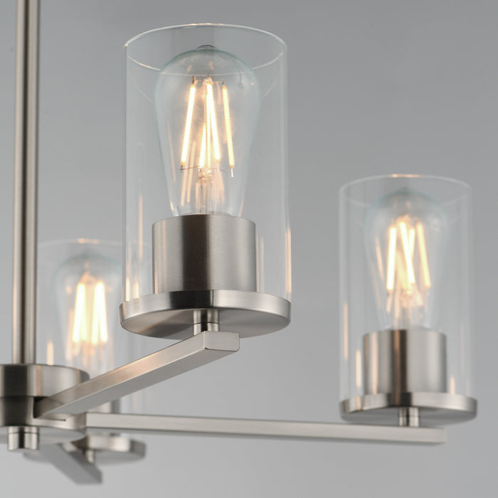 Maxim - 10286CLSN - Five Light Chandelier - Lateral - Satin Nickel
