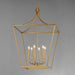 Maxim - 25316NAB - Six Light Pendant - Clifton - Natural Aged Brass