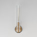 Maxim - 16110CLBKAB - One Light Wall Sconce - Flambeau - Black / Antique Brass