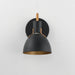 Maxim - 12341BKAB - One Light Wall Sconce - Dusk - Black / Antique Brass