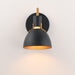 Maxim - 12341BKAB - One Light Wall Sconce - Dusk - Black / Antique Brass