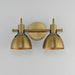 Maxim - 12342SBR - Two Light Wall Sconce - Dusk - Satin Brass