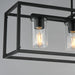 Maxim - 10288CLBK - Four Light Linear Pendant - Lateral - Black