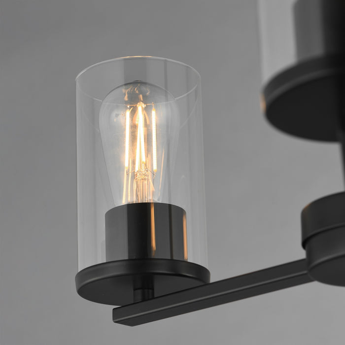 Maxim - 10287CLBK - Three Light Chandelier - Lateral - Black