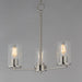 Maxim - 10287CLSN - Three Light Chandelier - Lateral - Satin Nickel