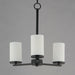 Maxim - 10287SWBK - Three Light Chandelier - Lateral - Black