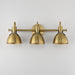 Maxim - 12343SBR - Three Light Wall Sconce - Dusk - Satin Brass