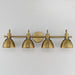 Maxim - 12344SBR - Four Light Wall Sconce - Dusk - Satin Brass