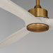 Maxim - 88833WTNABWWT - 72" Ceiling Fan - Woodwind - Natural Aged Brass