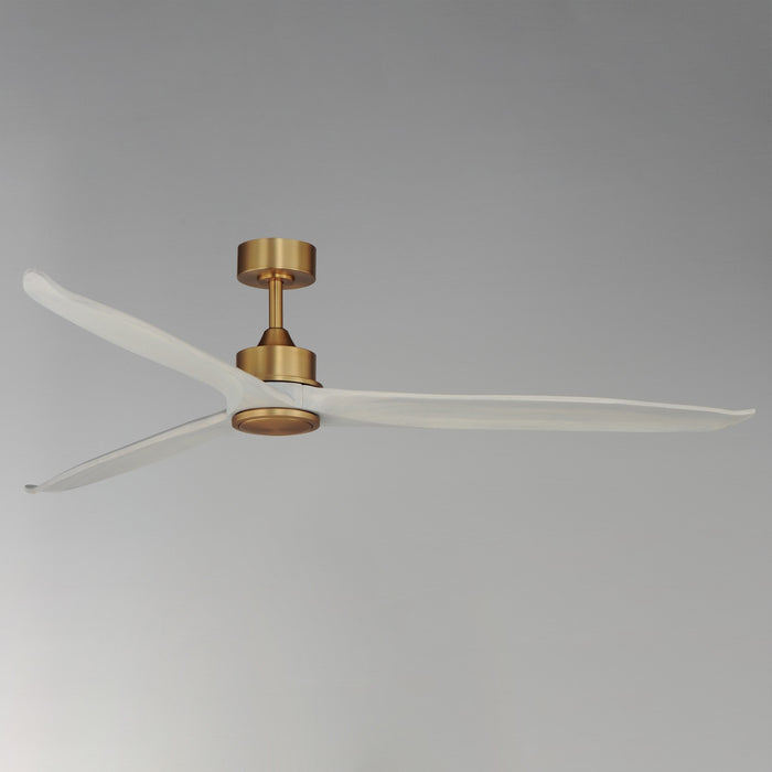 Maxim - 88833WTNABWWT - 72" Ceiling Fan - Woodwind - Natural Aged Brass