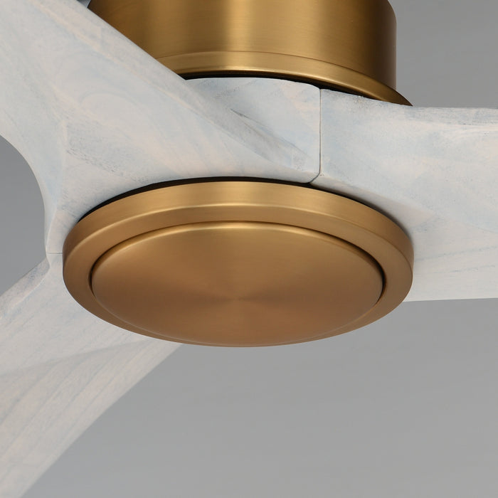 Maxim - 88834WTNABWWT - 80" Ceiling Fan - Woodwind - Natural Aged Brass