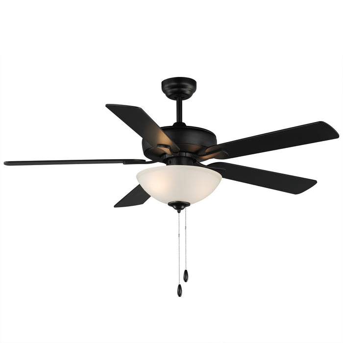 Maxim - 88936SWBK - 52" Ceiling Fan - Super-Max - Black