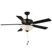 Maxim - 88936SWBK - 52" Ceiling Fan - Super-Max - Black