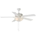 Maxim - 88936SWMW - 52" Ceiling Fan - Super-Max - Matte White