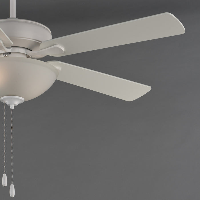Maxim - 88936SWMW - 52" Ceiling Fan - Super-Max - Matte White