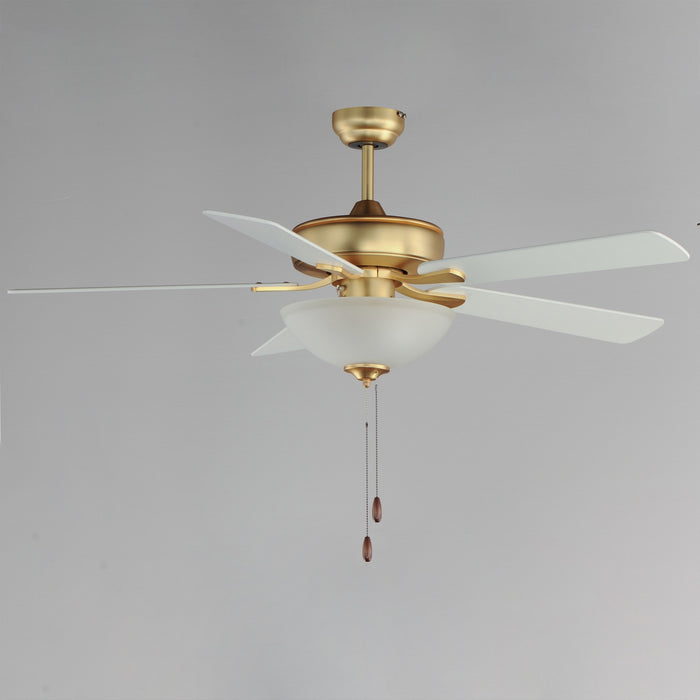 Maxim - 88936SWNAB - 52" Ceiling Fan - Super-Max - Natural Aged Brass