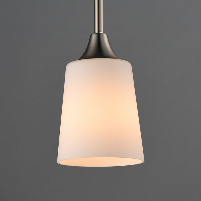 Maxim - 92880SWSN - One Light Pendant - Hudson - Satin Nickel
