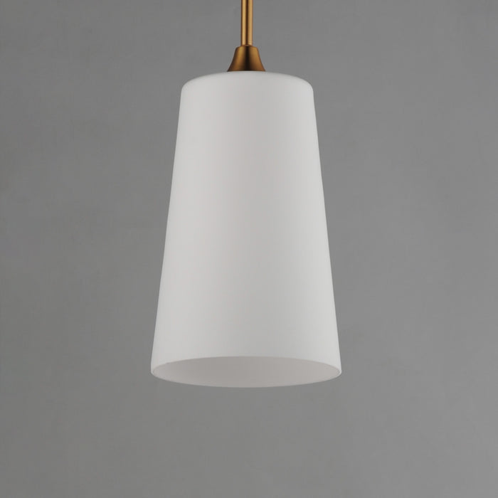 Maxim - 12886SWNAB - One Light Pendant - Hudson - Natural Aged Brass
