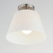 Maxim - 12880SWSN - One Light Semi-Flush Mount/Pendant - Hudson - Satin Nickel