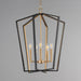Maxim - 28615BKNAB - Five Light Pendant - Melrose - Black / Natural Aged Brass