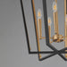 Maxim - 28615BKNAB - Five Light Pendant - Melrose - Black / Natural Aged Brass