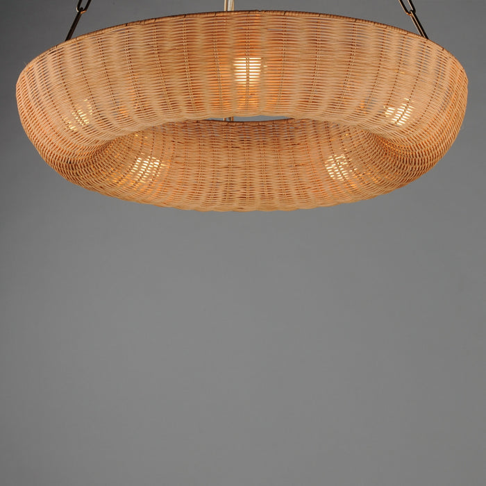 Maxim - 14313NANAB - Five Light Pendant - Bower - Natural Aged Brass