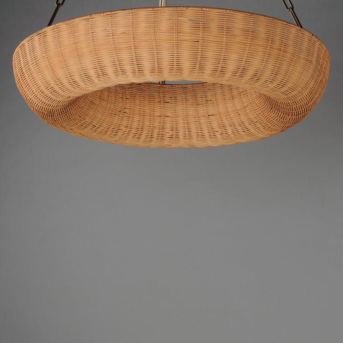 Maxim - 14313NANAB - Five Light Pendant - Bower - Natural Aged Brass
