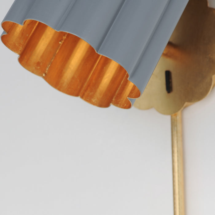 Maxim - 18050DGGL - One Light Wall Sconce - Primrose - Gold Leaf