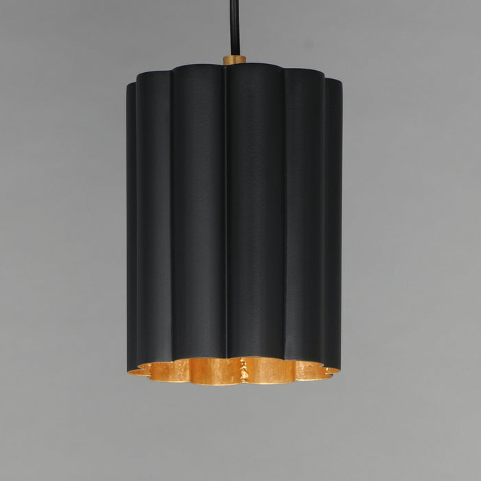Maxim - 18054BKGL - One Light Pendant - Primrose - Gold Leaf