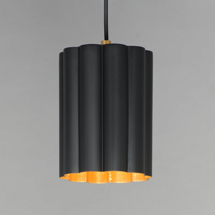 Maxim - 18054BKGL - One Light Pendant - Primrose - Gold Leaf