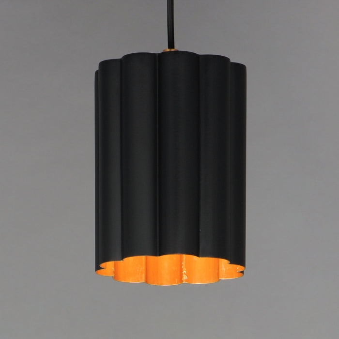 Maxim - 18054BKGL - One Light Pendant - Primrose - Gold Leaf