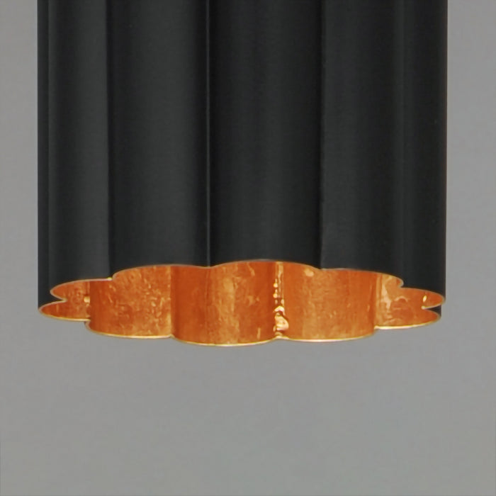 Maxim - 18054BKGL - One Light Pendant - Primrose - Gold Leaf