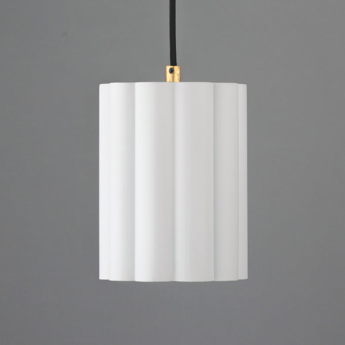 Maxim - 18054MWGL - One Light Pendant - Primrose - Gold Leaf