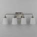 Maxim - 12884SWSN - Four Light Bath Vanity - Hudson - Satin Nickel