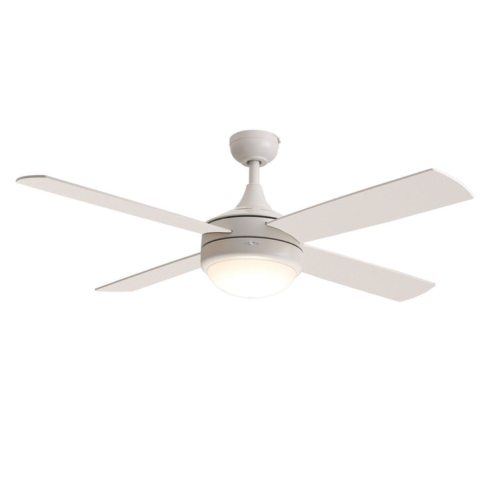 Maxim - 88784MW - 52" Ceiling Fan - Quattro - Matte White