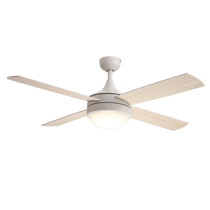 Maxim - 88784MW - 52" Ceiling Fan - Quattro - Matte White