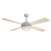Maxim - 88784MW - 52" Ceiling Fan - Quattro - Matte White