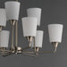 Maxim - 12879SWSN - Nine Light Chandelier - Hudson - Satin Nickel