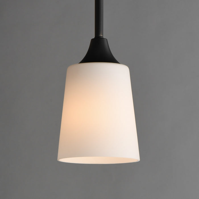 Maxim - 92880SWBK - One Light Pendant - Hudson - Black